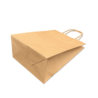 Sacos de papel biodegradáveis de Matte Lamination Bakery Packaging Bags Brown Kraft