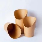 copos de papel recicláveis do waffle de 12oz 16oz, tinta Compostable do produto comestível de copos de papel