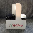 Eco - suporte de copos descartável amigável do papel de embalagem do café do portador do copo de café