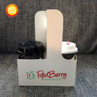 Eco - suporte de copos descartável amigável do papel de embalagem do café do portador do copo de café