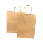 Sacos de papel biodegradáveis de Matte Lamination Bakery Packaging Bags Brown Kraft