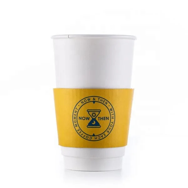 Porta-Copas de Bebidas Personalizáveis Cartão Kraft descartável Caixa de chá de café com logotipo da marca