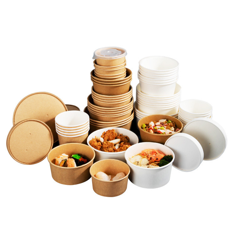 Containers de alimentos descartáveis com logotipo personalizado e aprovação da FDA