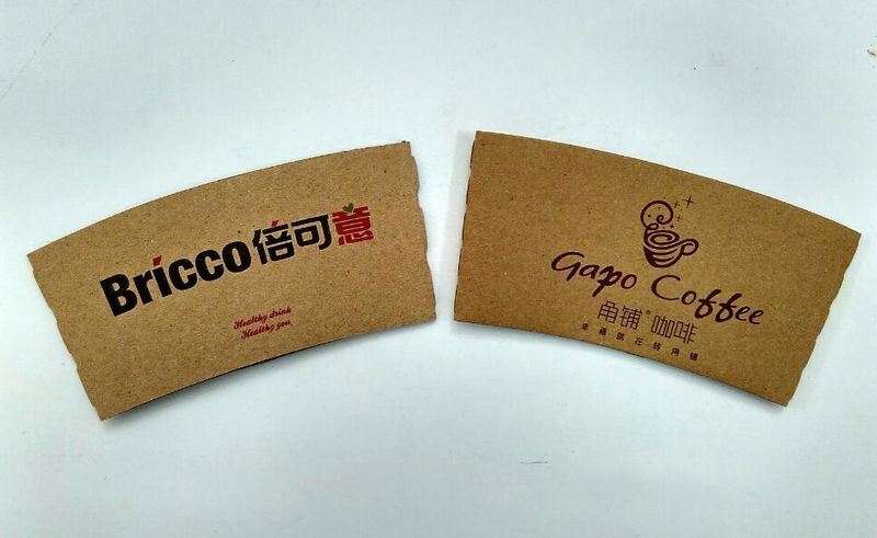 Porta-Copas de Bebidas Personalizáveis Cartão Kraft descartável Caixa de chá de café com logotipo da marca