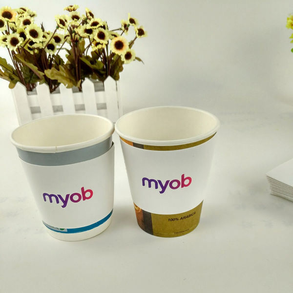 Porta-Copas de Bebidas Personalizáveis Cartão Kraft descartável Caixa de chá de café com logotipo da marca