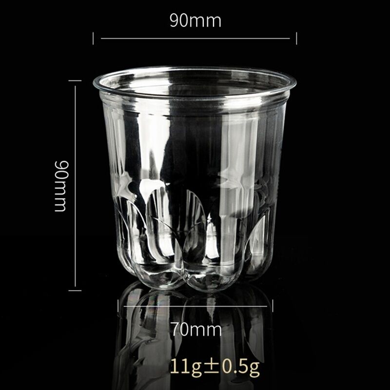 Copo de garra de gato fofinho e criativo Copo de café descartável com tampa Transparente High Beauty Cold Drink Milk Tea Cup