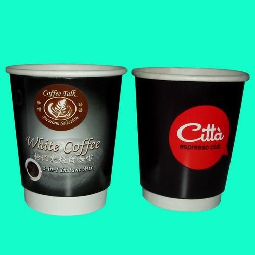 Bebida copos de café descartáveis de 20 onças com as lojas do chá de Boba da tinta do produto comestível das tampas