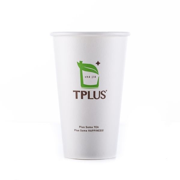 Bebida quente de papel descartável do copo 12oz da única parede com as tampas do picosegundo Pp da bebida do logotipo