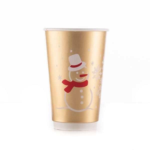 Copos de café quentes da parede do dobro do papel de embalagem, Cor personalizada personalizada dos copos de papel