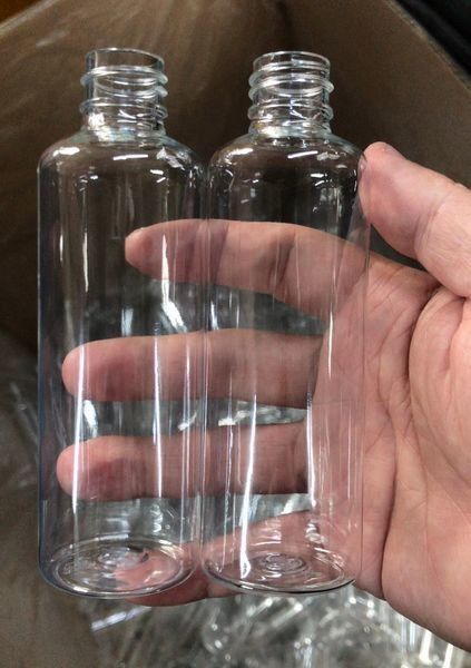 Garrafa de água vazia do pulverizador do animal de estimação, garrafa fina do pulverizador da névoa 30 Ml 50 Ml 100 Ml