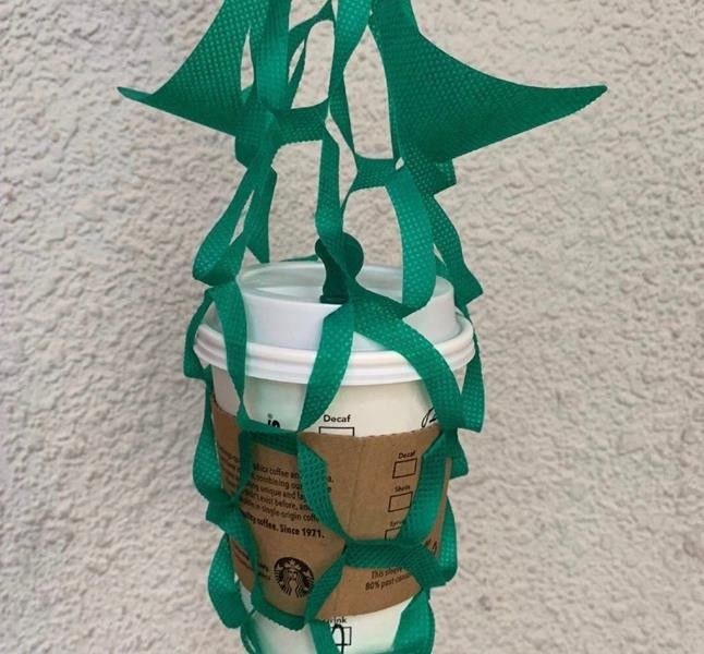 Tamanho personalizado da caneca de café da tela portador descartável para levar embora copos de café