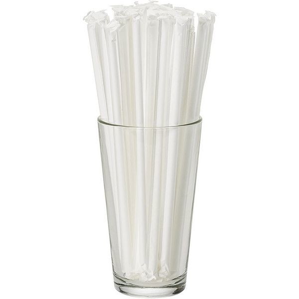 PLA biodegradável da fécula de milho que bebe Straw For Boba Tea Shops